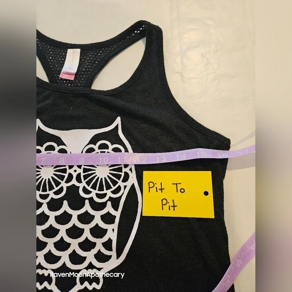 3/15$ No Boundaries Owl Tank Top Racer Back